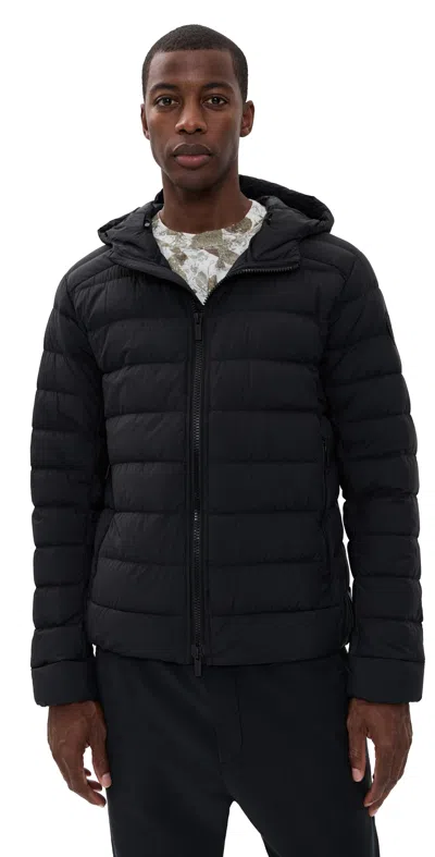 CANADA GOOSE CROFTON ENDURALUXE HOODED JACKET BLACK