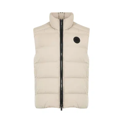 Pre-owned Canada Goose Crofton Enduraluxe Vest 'limestone/calcaire' | Grey | Men's Size S