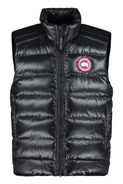 Canada Goose Crofton Full Zip Field Vest In Black