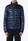 Canada Goose Padded And Quilted Nylon Jacket In Blue