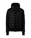 Canada Goose Crofton Hooded Padded Jacket In Black