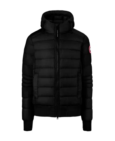 Canada Goose Crofton Hooded Padded Jacket In Black