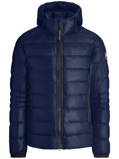 CANADA GOOSE CANADA GOOSE MEN CROFTON HOODIE JACKET NAVY