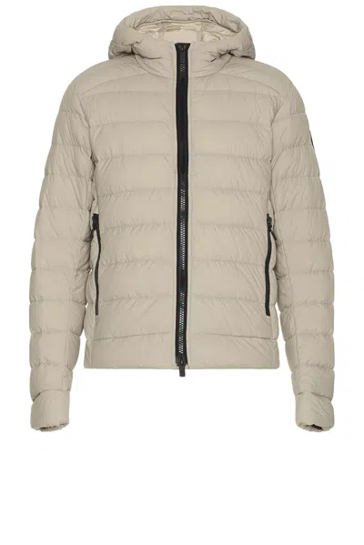 Canada Goose Crofton Hoody Enduraluxe In Limestone