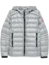 Canada Goose Crofton Techno-nylon Down Jacket In Grau