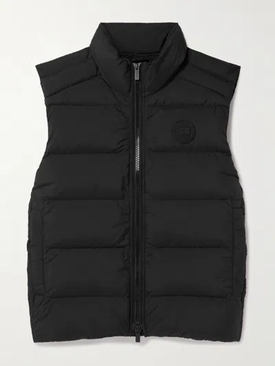 Canada Goose Crofton Enduraluxe Packable Quilted Vest In Black