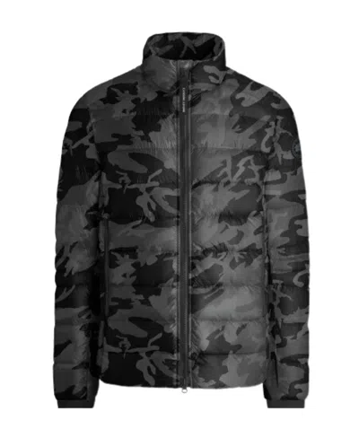 Canada Goose Crofton Padded Down Jacket In Black