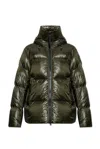 Canada Goose Men's Crofton Black Disc Puffer Jacket In Green
