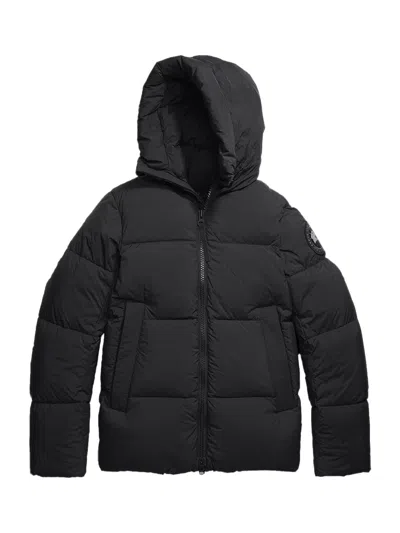 Canada Goose Crofton Matte Puffer In Black
