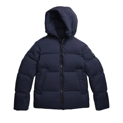 Pre-owned Canada Goose Crofton Puffer Enduraluxe Black Label 'atlantic Navy' | Blue | Men's Size L