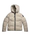 Canada Goose Matte Finish Puffer Jacket With High Collar In Gray