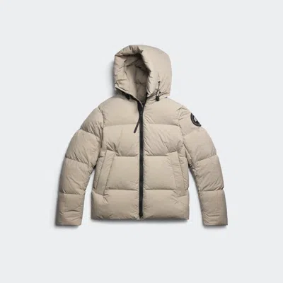 Canada Goose Hooded Puffer Jacket Elastic Cuffs In Neutral