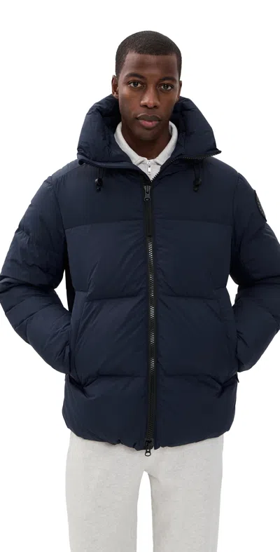 Canada Goose Crofton Water Resistant Packable 750 Fill Power Down Hooded Jacket In Blue