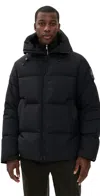 Canada Goose Crofton Water Resistant Packable 750 Fill Power Down Hooded Jacket In Black