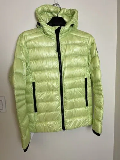 Pre-owned Canada Goose Crofton Puffer Jacket Coat M In Green
