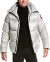 Canada Goose Crofton Packable Puffer Down Jacket In Silver