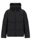 Canada Goose Black Nylon Crofton Down Jacket In Black