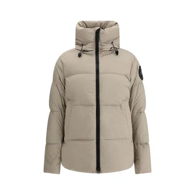 Canada Goose Crofton Puffer Down Jacket In Neutral