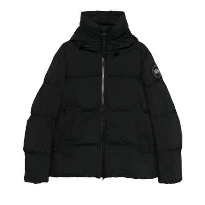 Pre-owned Canada Goose Crofton Puffer Matte Coat 'black' | Men's Size L