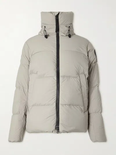 Canada Goose Padded Jacket Crofton Black Label In Animal Print
