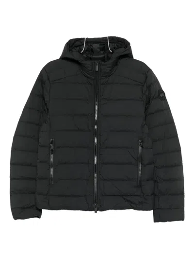 Canada Goose Crofton Quilted Hooded Jacket In Black