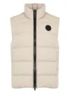 Canada Goose Crofton Quilted Panel Vest In Neutral