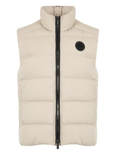 Canada Goose Crofton Quilted Panel Vest In Neutral