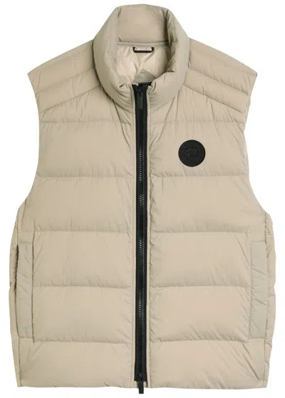 Canada Goose Crofton Quilted Shell Gilet In Neutral