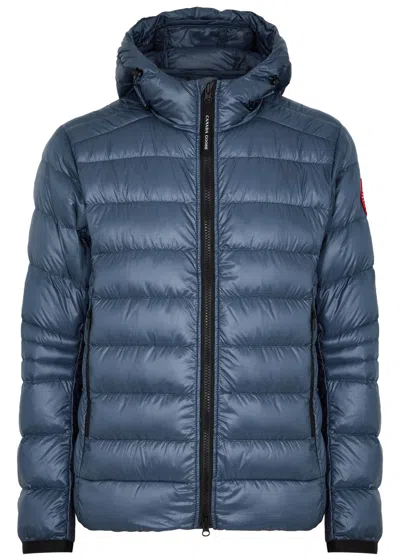 Canada Goose Crofton Quilted Shell Jacket In Light Blue