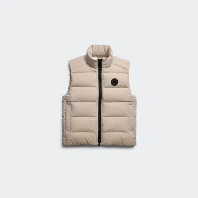 Canada Goose Crofton Quilted Panel Vest In Neutral