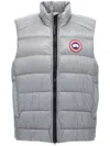 Canada Goose Crofton Down Puffer Vest In Grey