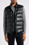 Canada Goose Down Vest With High Collar And Padded Design In Black