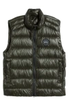 Canada Goose Dark Grey Down Jacket In Green