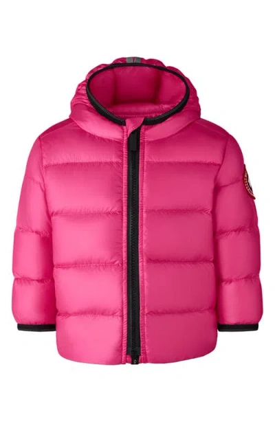 Canada Goose Kids'  Crofton Water Resistant 750 Fill Power Down Recycled Nylon Puffer Jacket In Pink