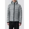 Canada Goose Crofton Techno-nylon Down Jacket In Boulder Grey - Gris Rocher