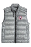 Canada Goose Crofton Down Puffer Vest In Boulder Grey - Gris Rocher