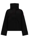 Canada Goose Cropped High Collar Polyamide Jacket In Black