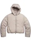 Canada Goose Packable Hooded Jacket Featuring Zip Pockets In Gray