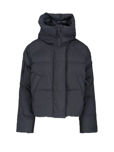 CANADA GOOSE CROPPED QUILTED PUFFER JACKET WITH ADJUSTABLE HOOD