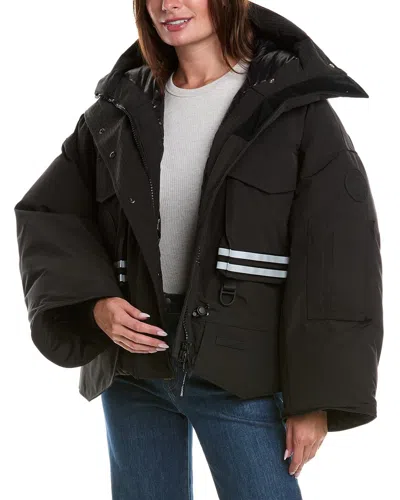 Canada Goose Cropped Snow Mantra Parka In Black