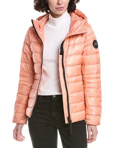 Canada Goose Cypress Black Label Hoodie In Orange