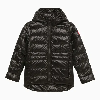 Canada Goose Kids' Black - Noir Crofton Brand-patch Shell Jacket 7-16 Years