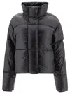 Canada Goose Womens Cypress Cropped Shell-down Puffer Jacket Black Xl In Black