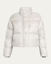 Canada Goose Cypress Cropped Puffer Black Label In Silverbirch