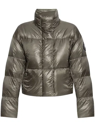 Canada Goose Cypress Cropped Puffer Jacket In Grey