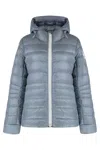 Canada Goose Cypress Hooded Down Jacket In Gray