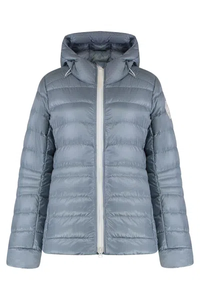 Canada Goose Cypress Hooded Down Jacket In Gray