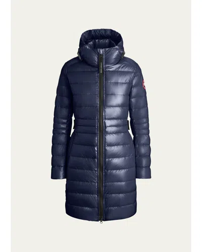 Canada Goose Cypress Hooded Jacket In Atlantic Navy