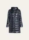 Canada Goose Cypress Hooded Puffer Jacket In Black