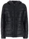 Canada Goose Quilted Long Sleeve High Collar Jacket In Black